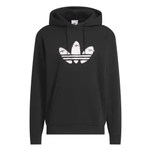 ADIDAS Henry Jones Deckfoil Pullover Hoodie Black/Almost Pink