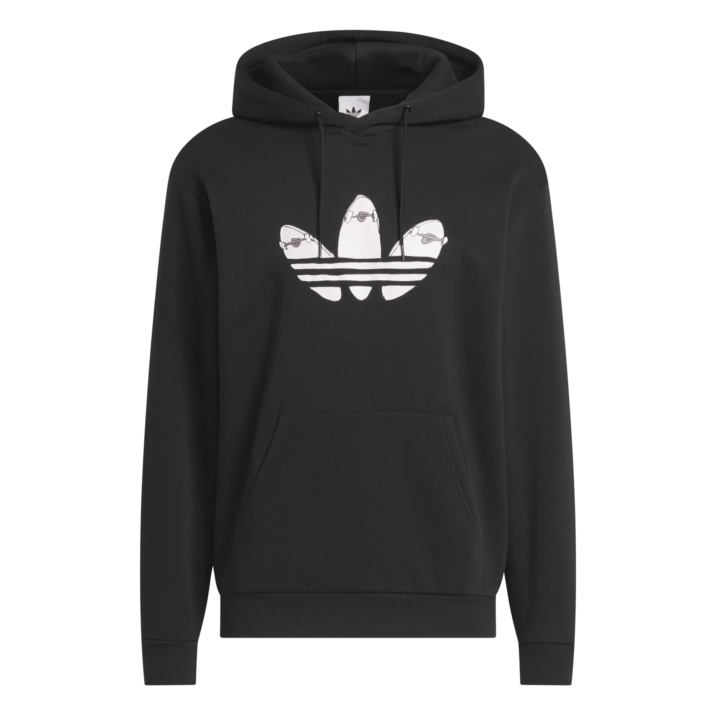 ADIDAS Henry Jones Deckfoil Pullover Hoodie Black/Almost Pink