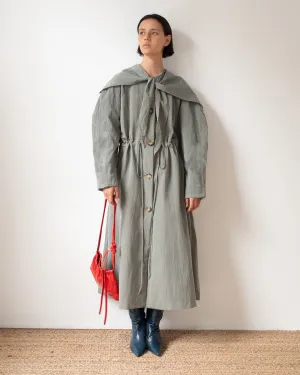 Alana Trenchcoat Taffeta Grey