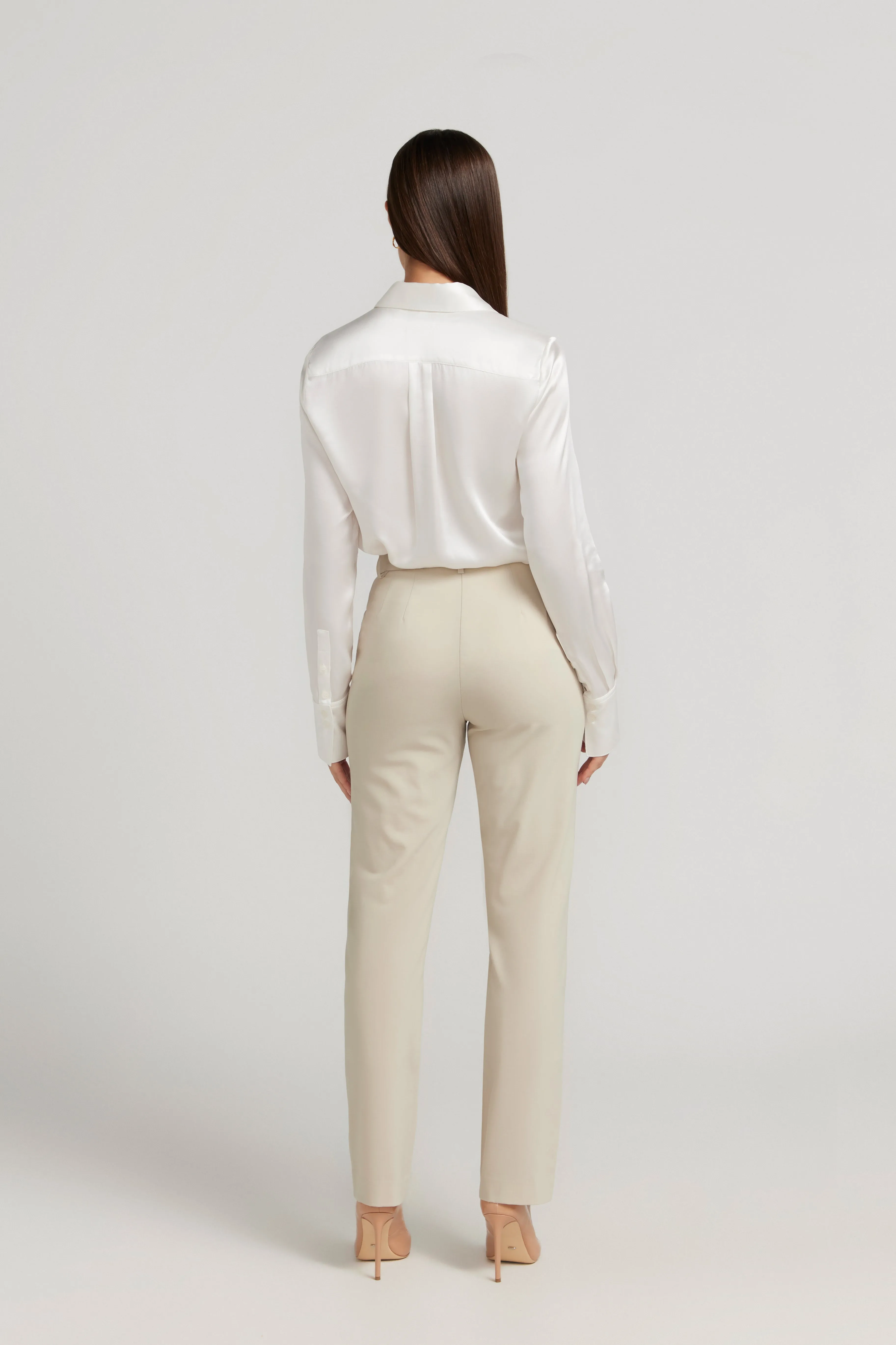 ANDREA TROUSERS LATTE