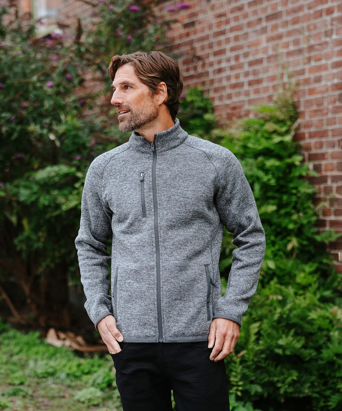 Avalante full-zip fleece jacket | Granite Heather