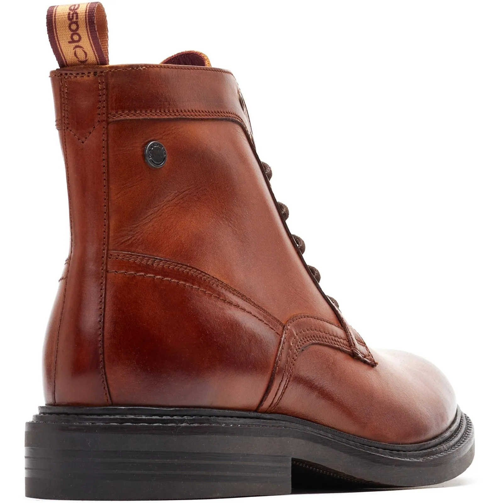 Base London Peyton Mens Leather Combat Boot