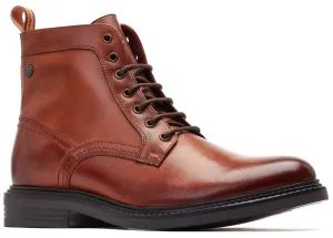 Base London Peyton Mens Leather Combat Boot