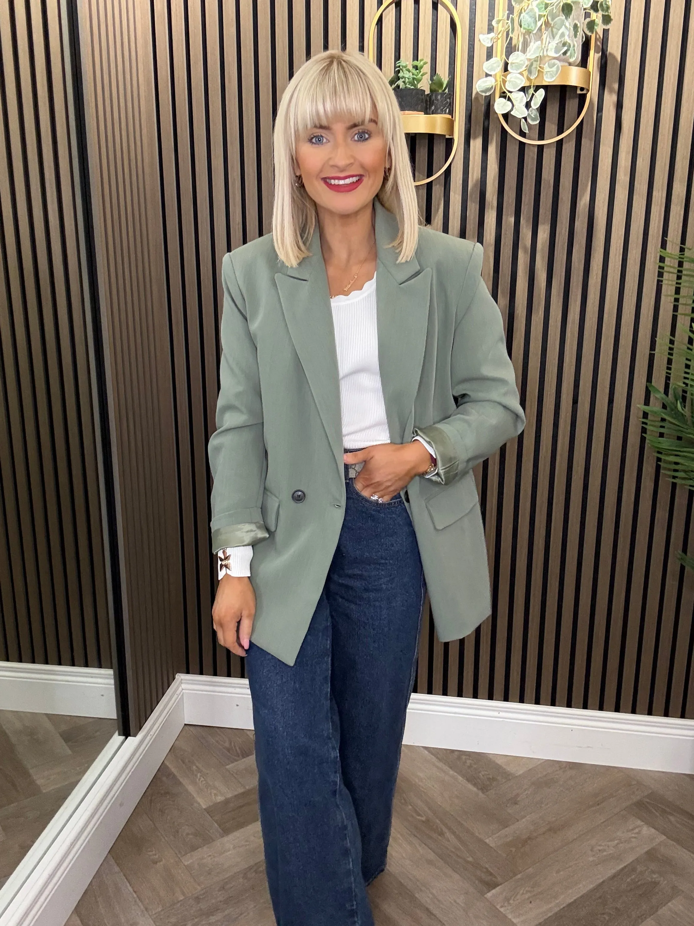 Blaire Blazer Green