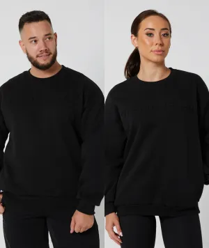 Boss Crewneck Jumper Black by OneMoreRep