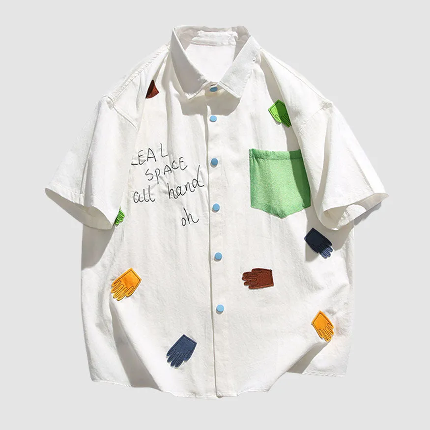 Colorful Patch Shirts