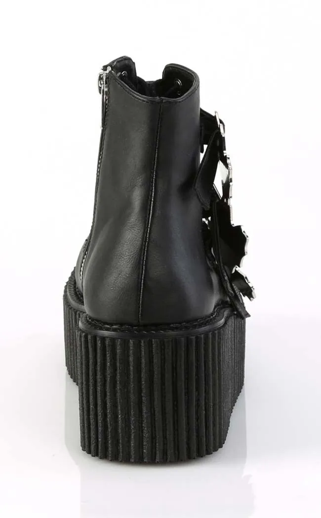 CREEPER-260 Black Matte Creeper Boots