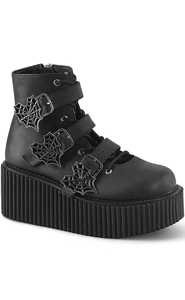 CREEPER-260 Black Matte Creeper Boots