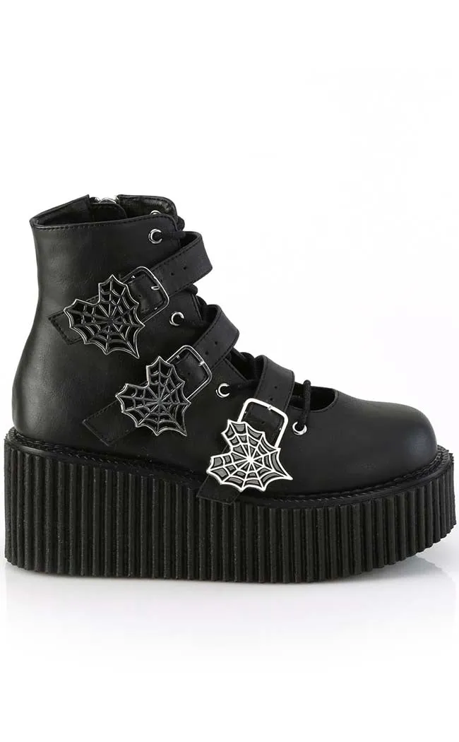 CREEPER-260 Black Matte Creeper Boots