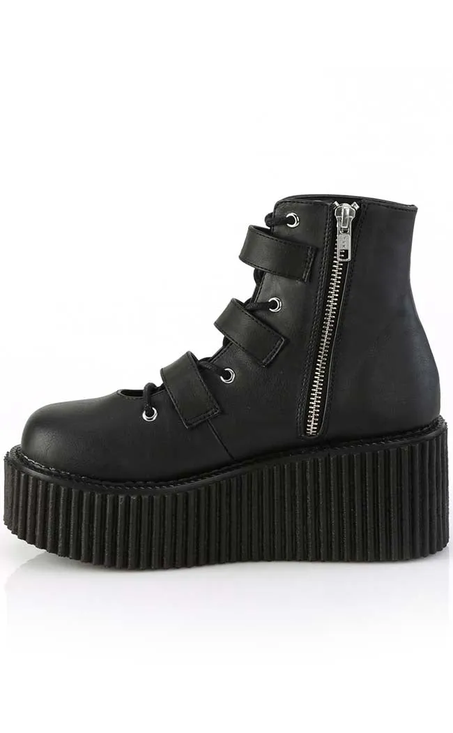 CREEPER-260 Black Matte Creeper Boots