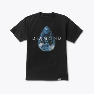 Diamond Teardrop T-Shirt - Black