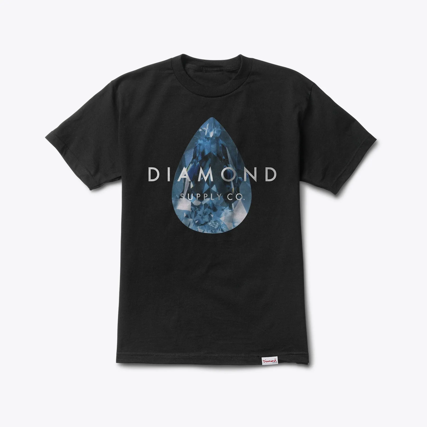 Diamond Teardrop T-Shirt - Black