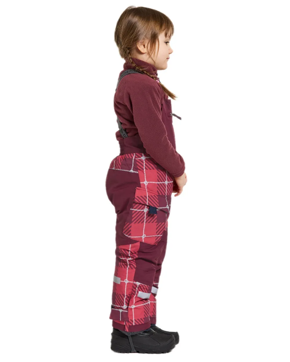 Didriksons Kids Polarbjorn Printed Bib Pants