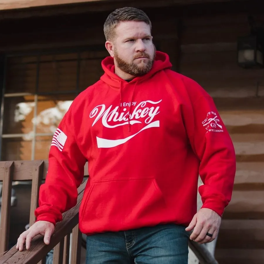 Enjoy Whiskey Hoodie - Red