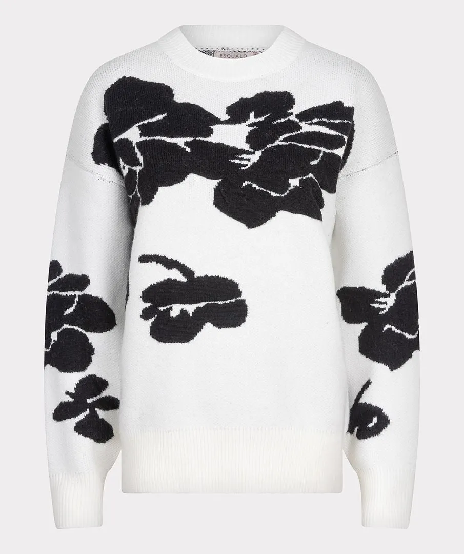 Esqualo ‘3d Flower Oversize Sweater’