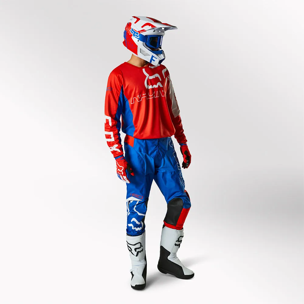 FOX 180 SKEW PANTS [WHITE/RED/BLUE]