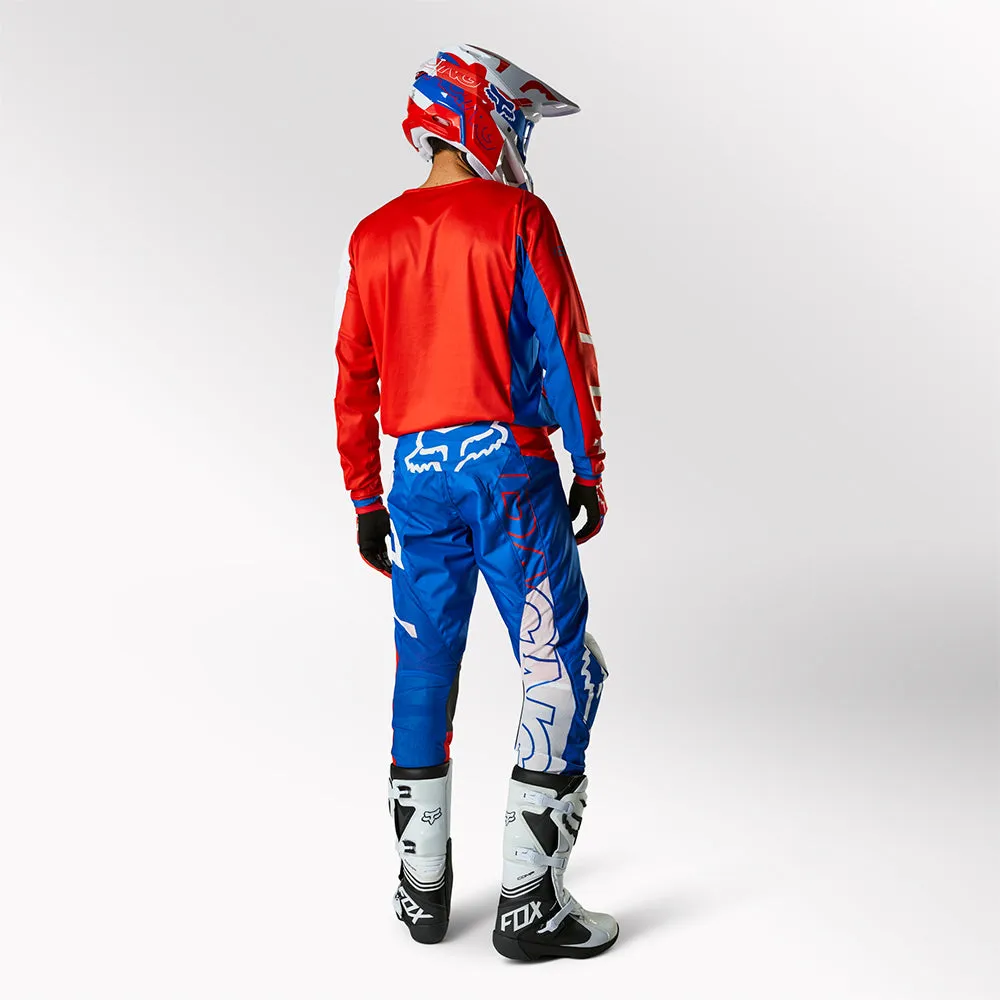 FOX 180 SKEW PANTS [WHITE/RED/BLUE]