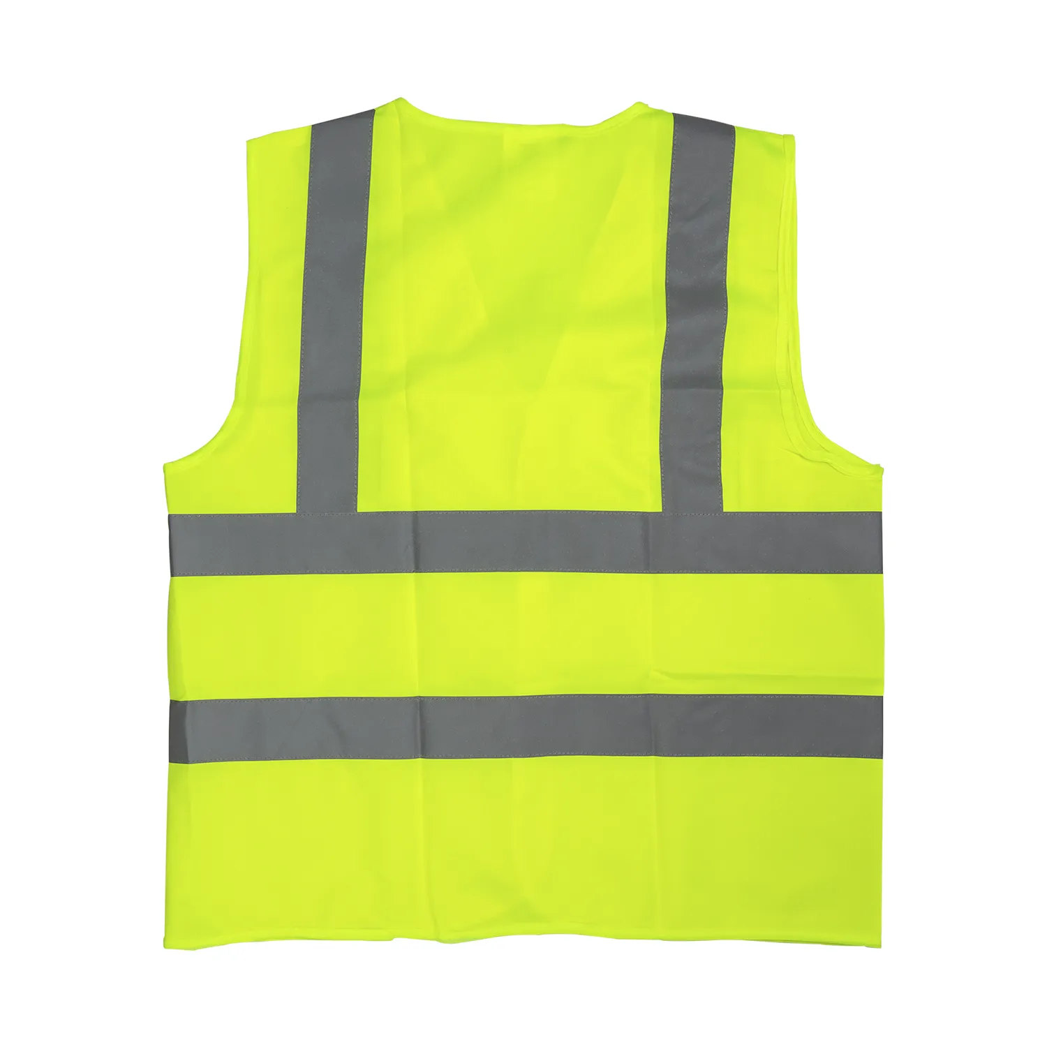 High Visibility Reflective Safety Vest with Velcro Fastening (Yellow), Large - 1 pc