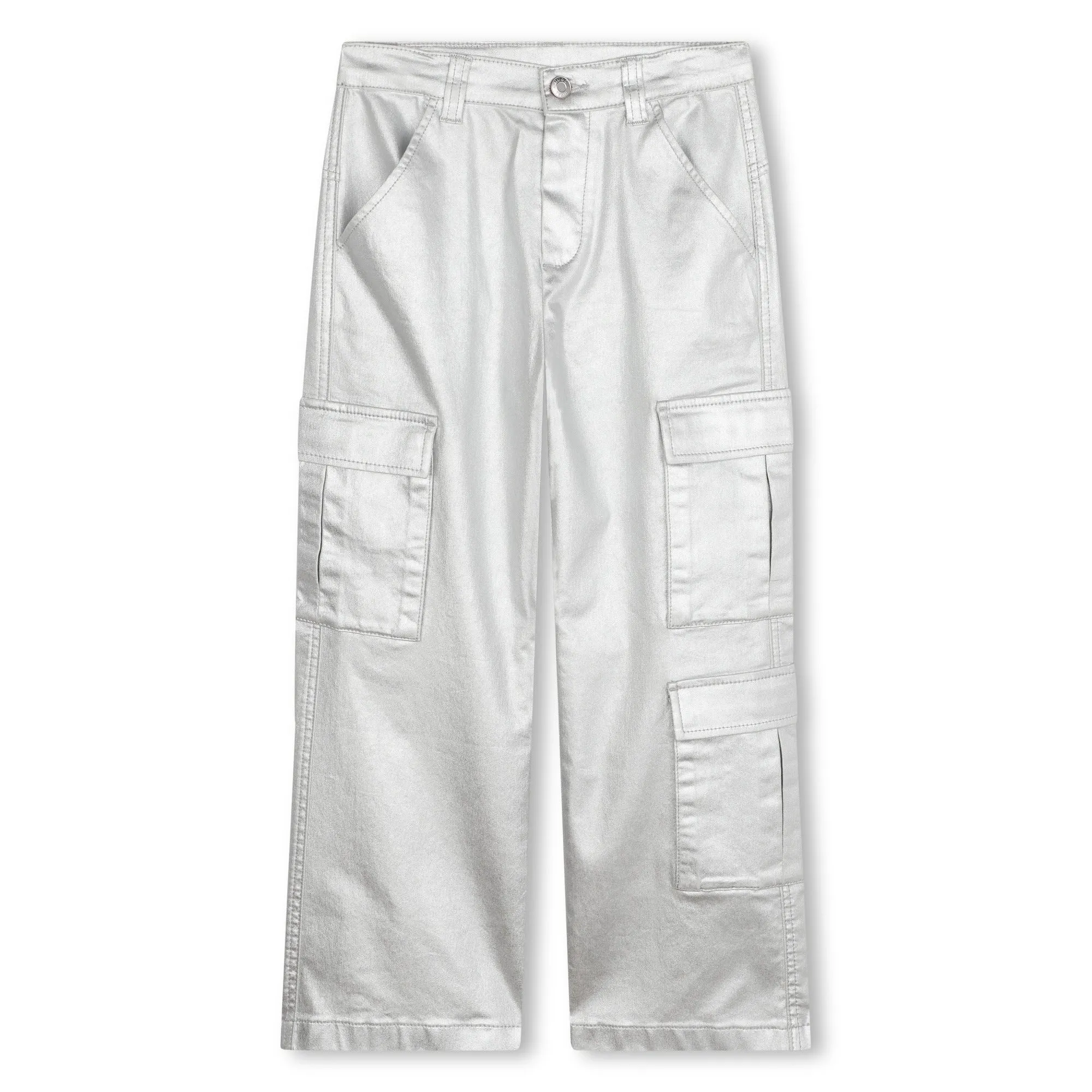 Hugo Silver Cargo Pants