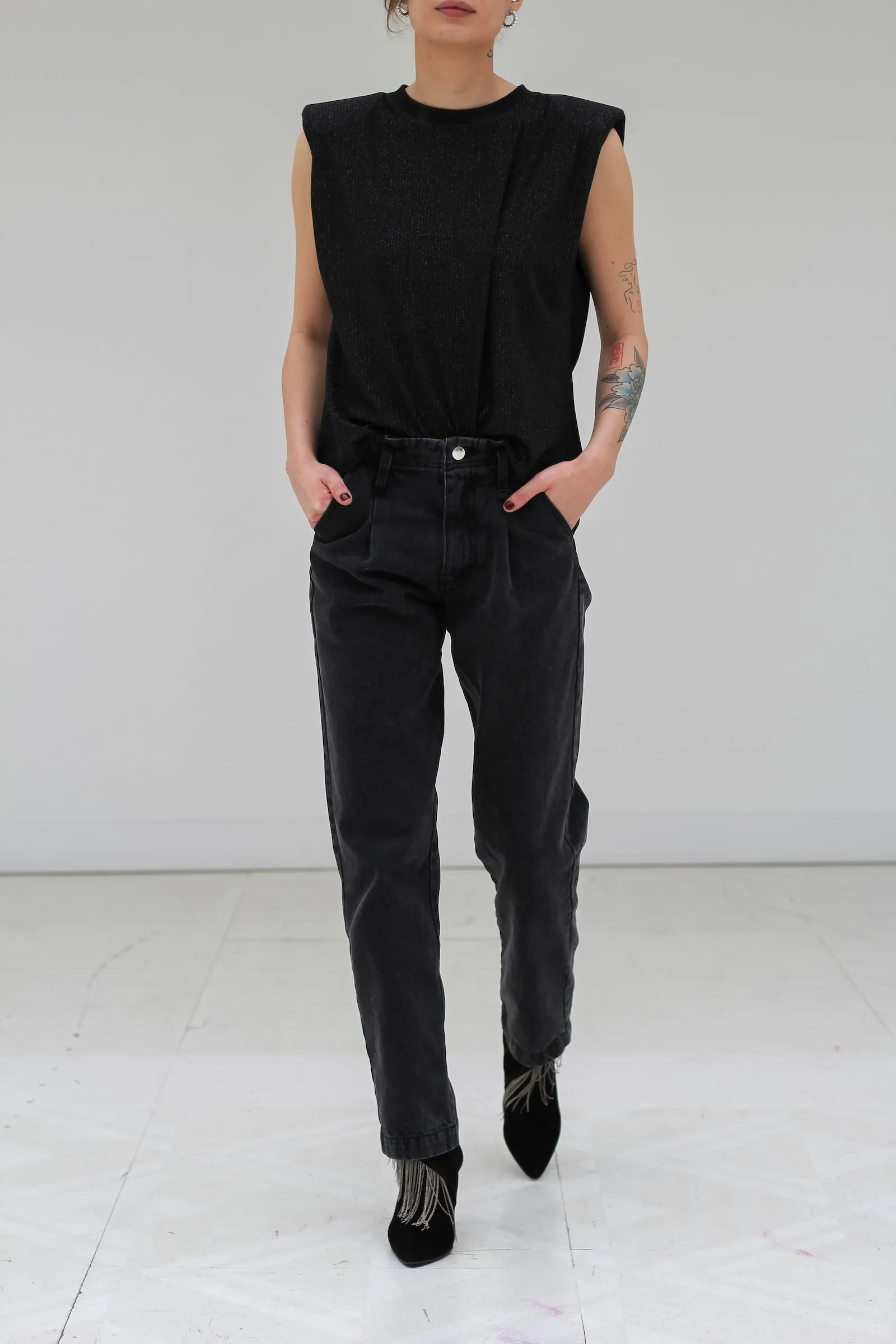 JANE jeans - Off-Black