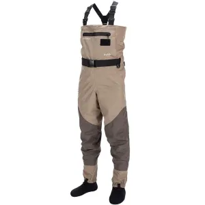 Khaki Convertible Breathable Wader - Stocking Foot