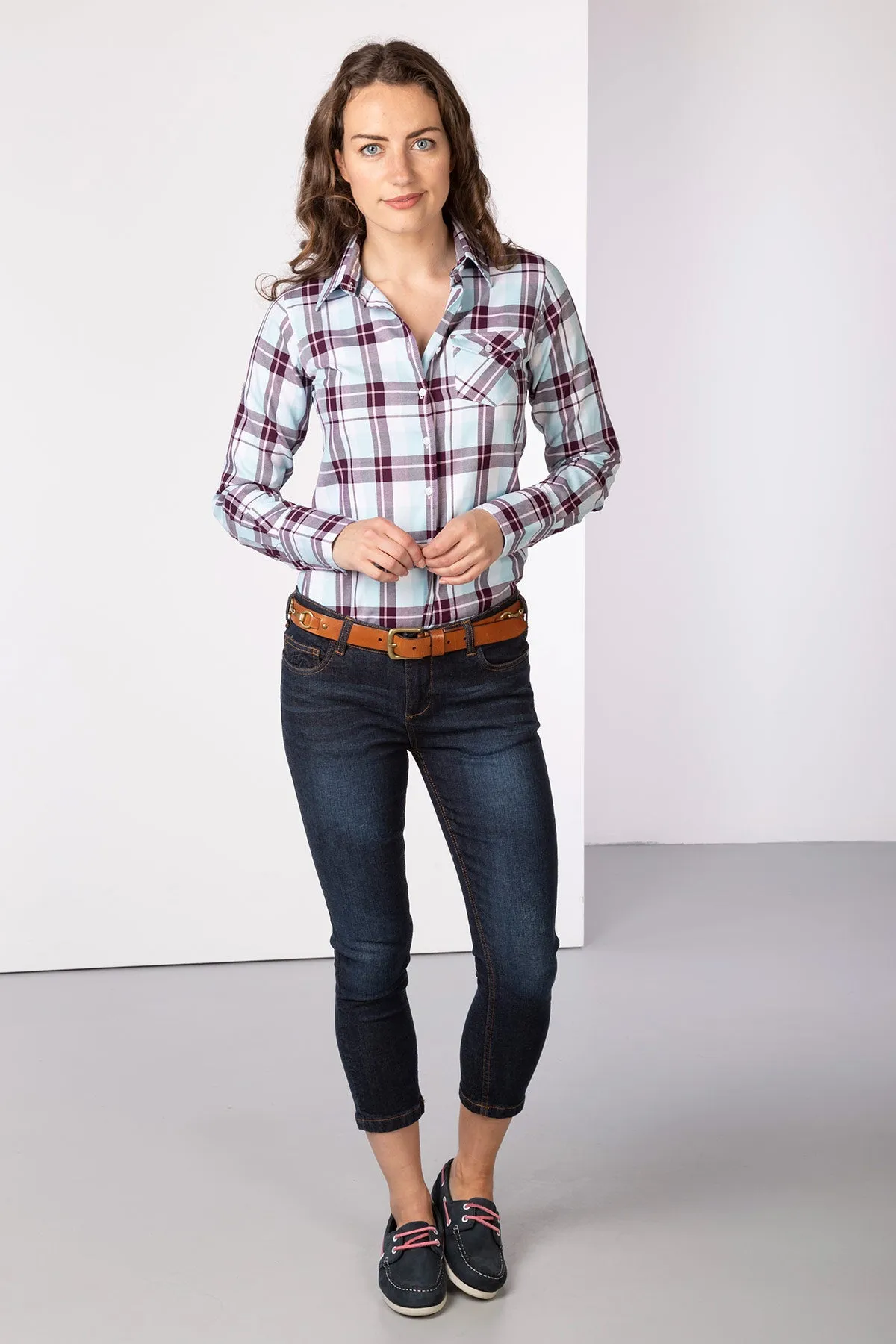 Ladies Hannah Country Check Shirt - Sally