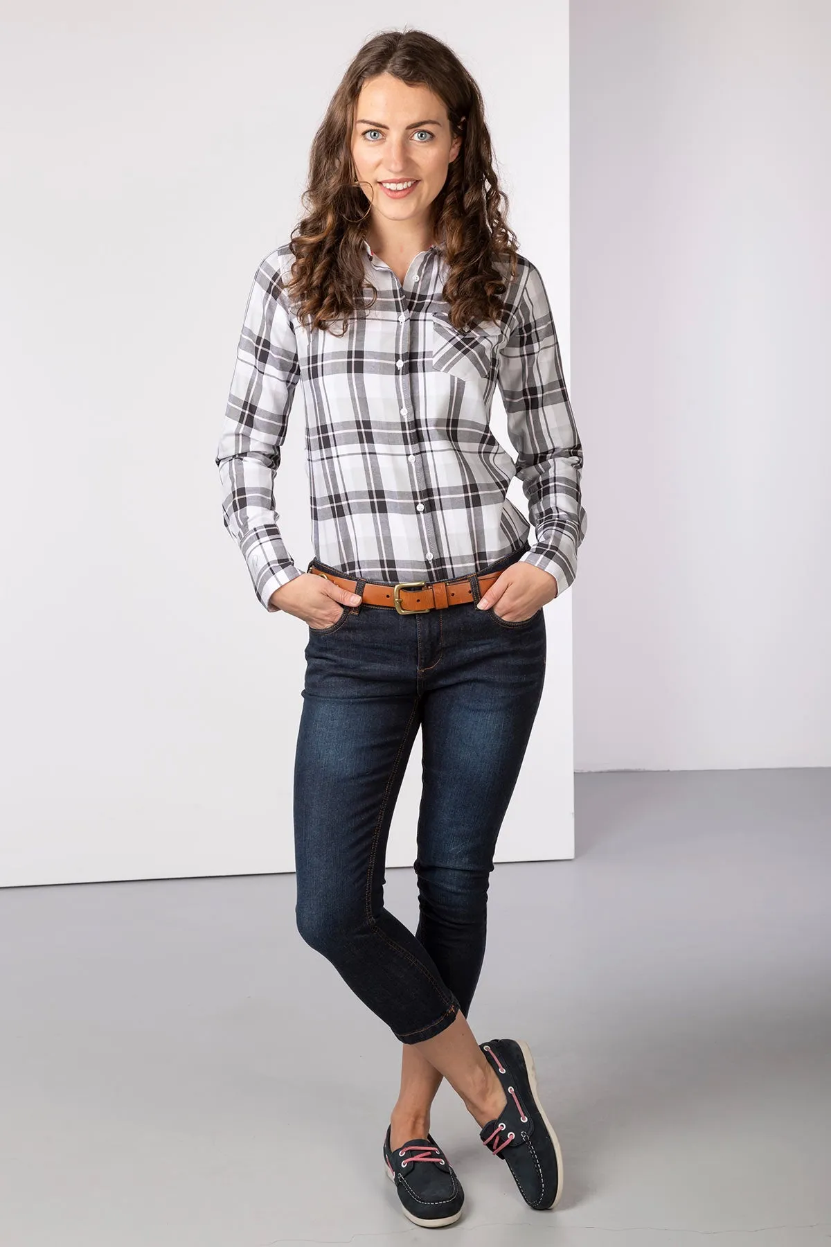 Ladies Hannah Country Check Shirt - Sally