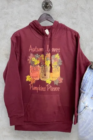 LBL SS AUTUMN LEAVES PUMPKIN PLEASE