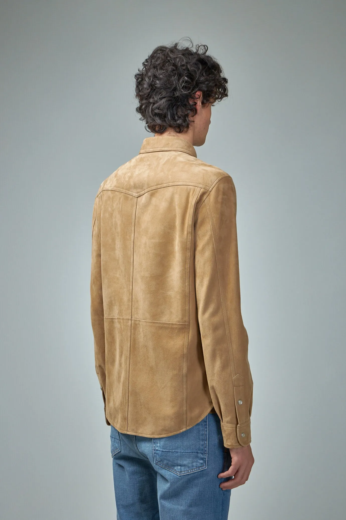 Light Suede Western Shirt