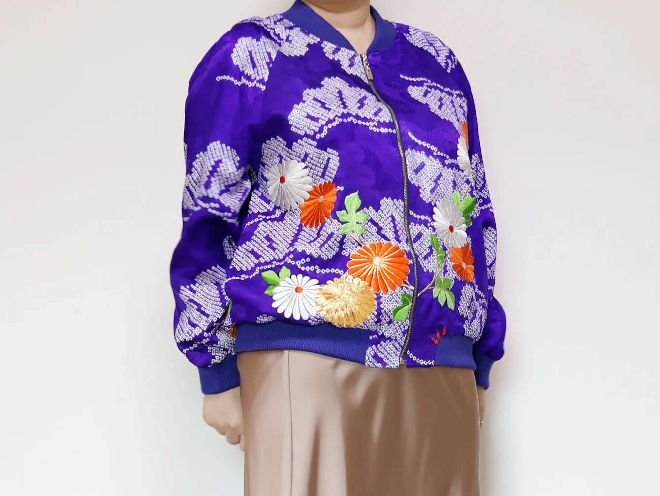 <J09-019> KIMONO BOMBER Jacket