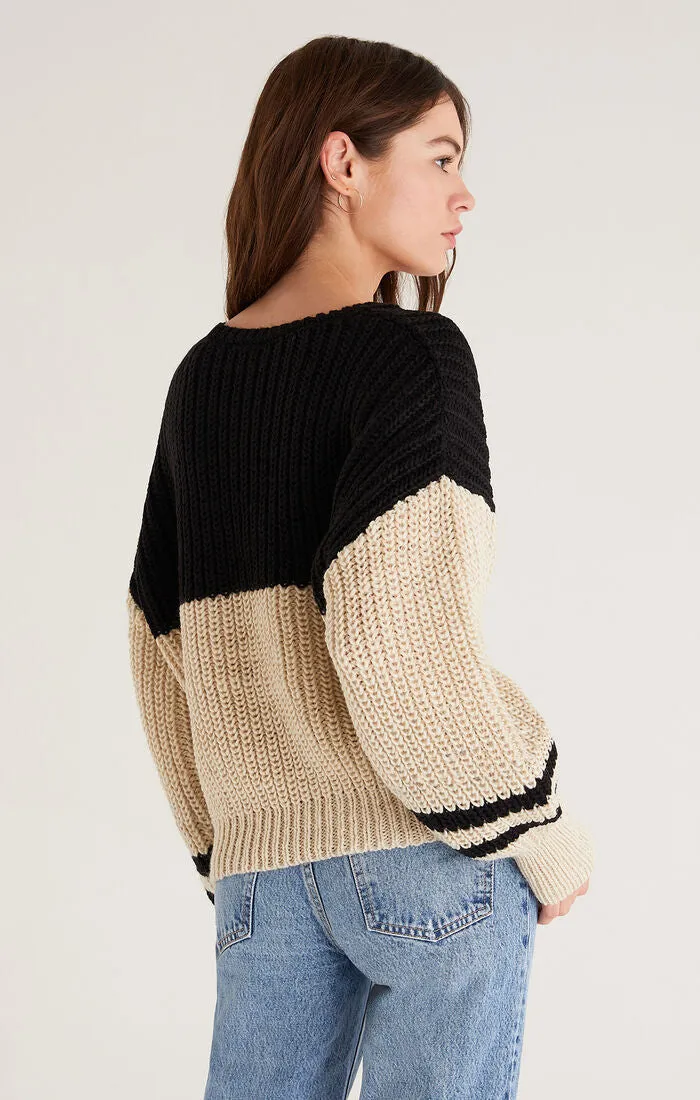 Lyndon Color Block Sweater