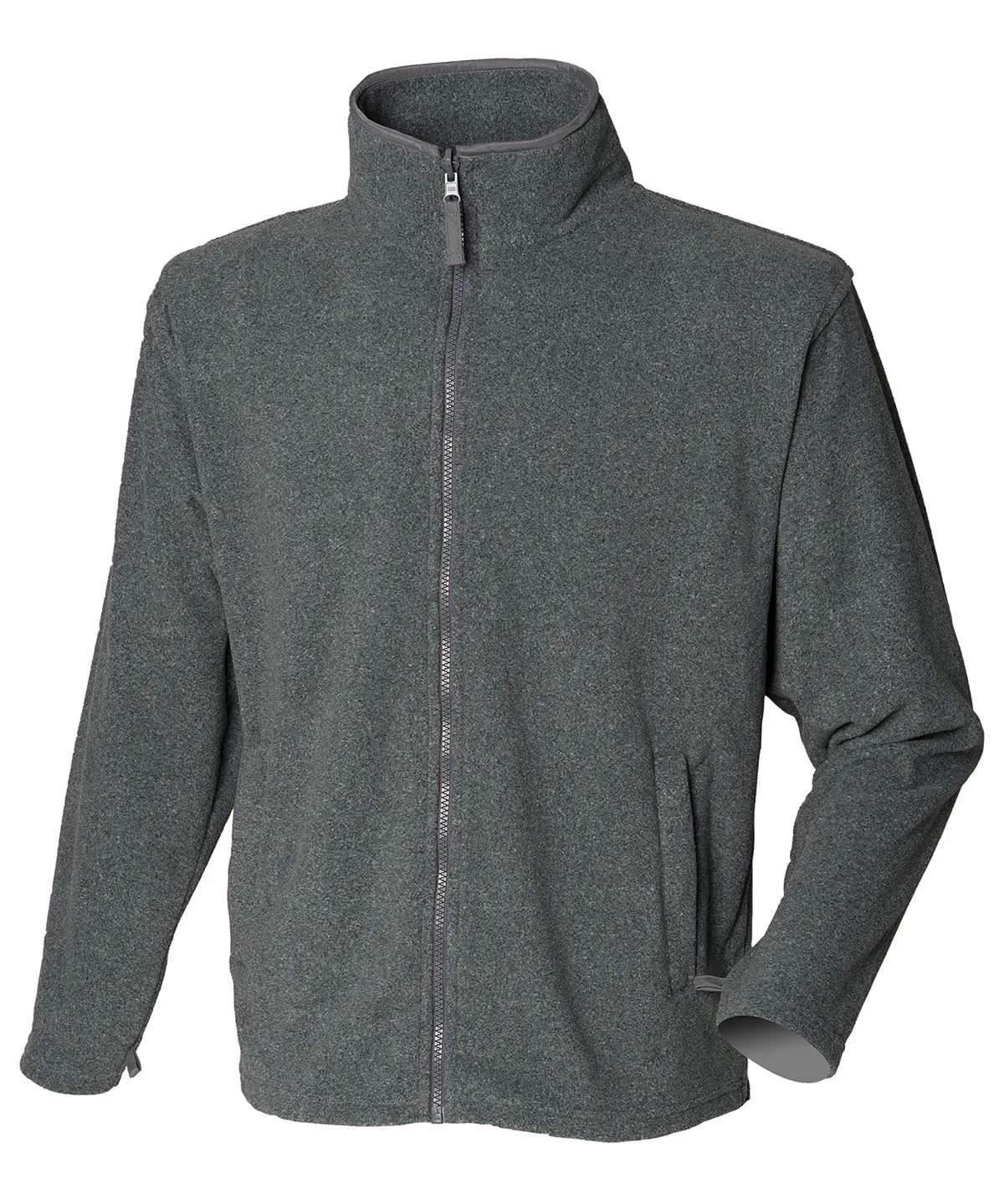 Microfleece jacket | Charcoal Marl (Marl effect