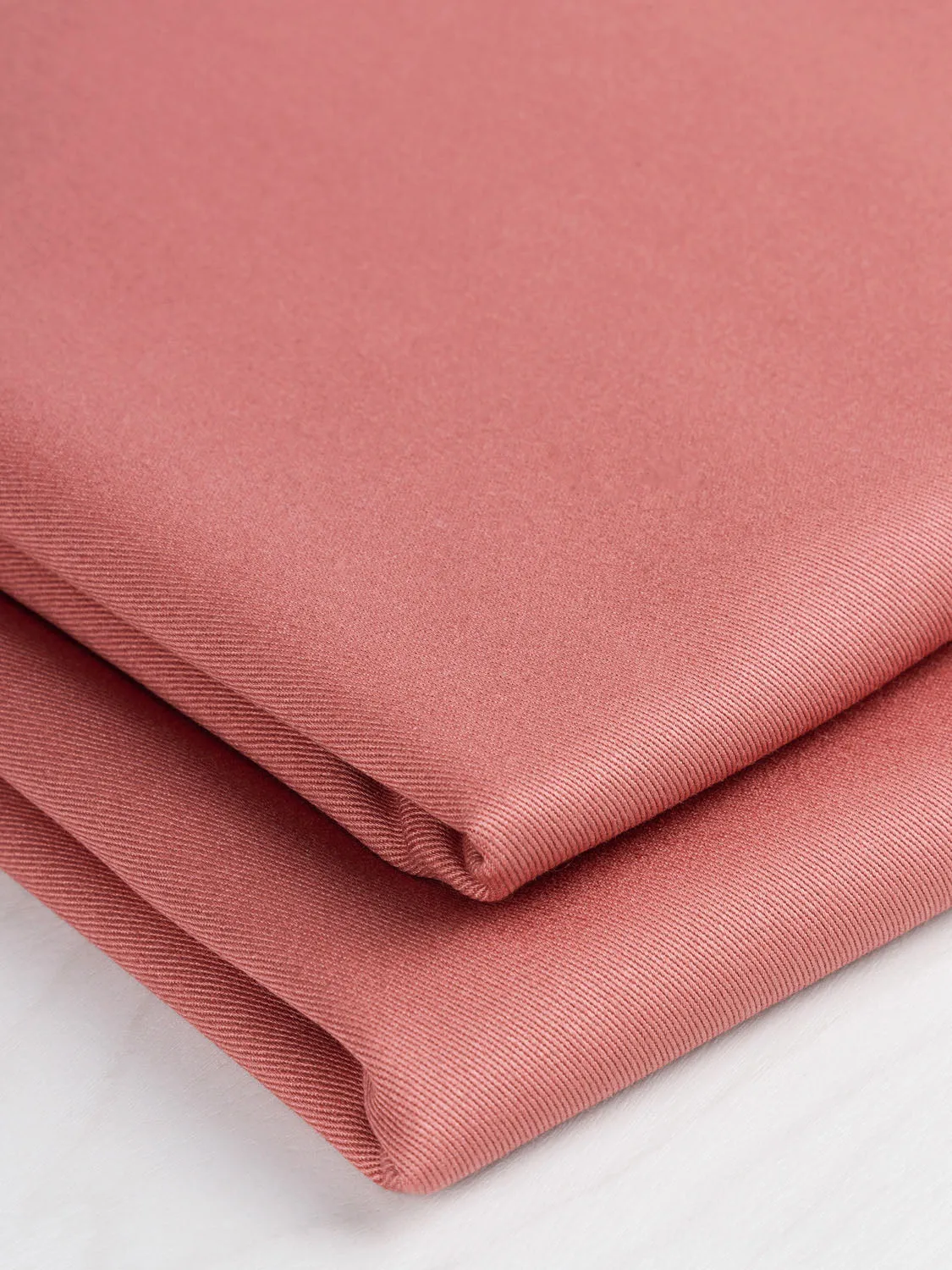 Midweight  Organic Cotton Twill - Antique Rose - Swatch