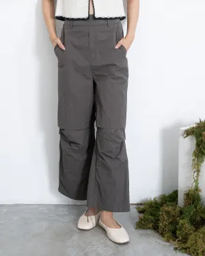 Nylon Open Knee Pants (Khaki Grey)