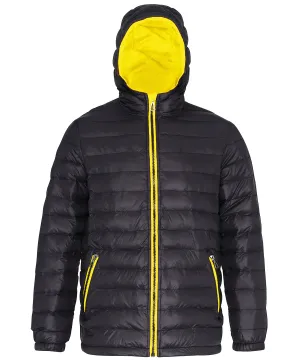 Padded jacket | Black/Bright Yellow