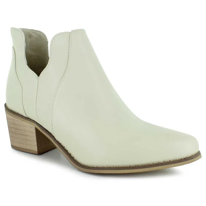 Pierre Dumas Women's West-4 Bootie - Cream 89881-105