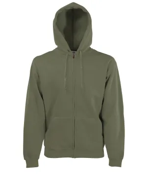 Premium 70/30 hooded sweatshirt jacket | Classic Olive