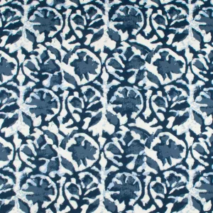 Printed Voile - SILVIA - 026 - Indigo