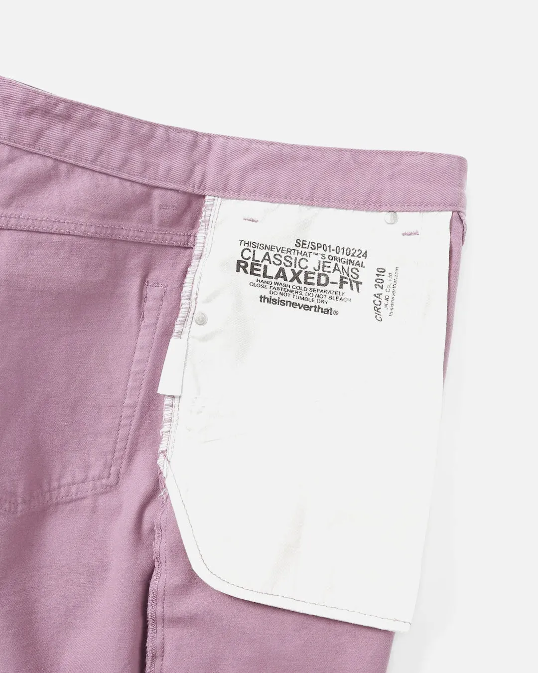 Relaxed Jeans - Plum