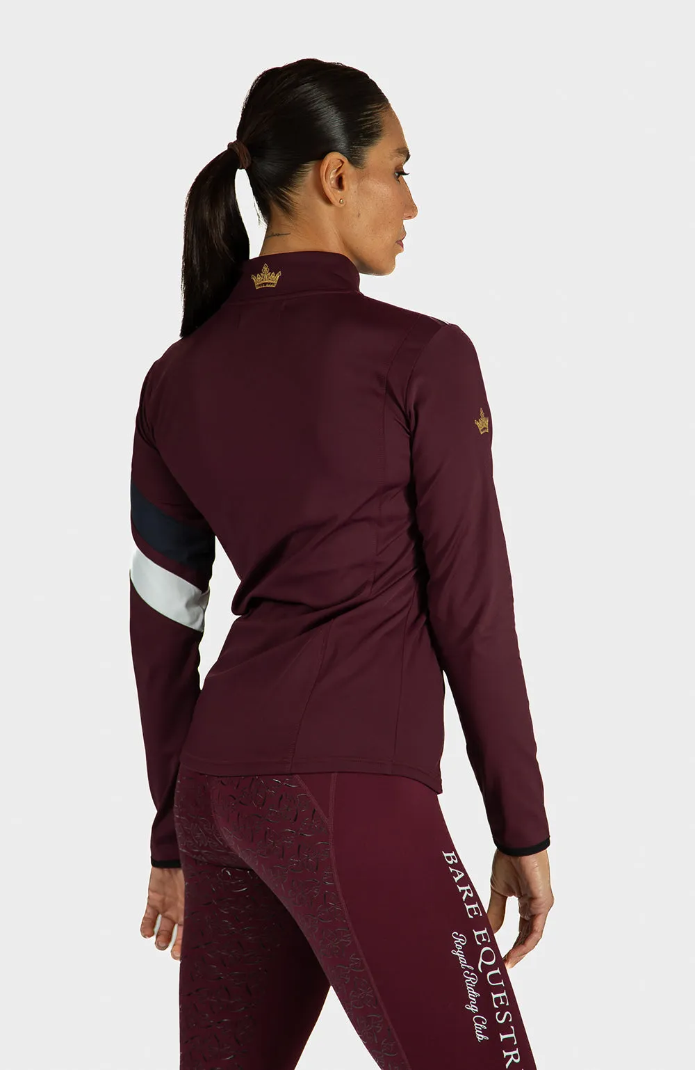 Royal Riding Club - Balmoral Baselayer - Merlot