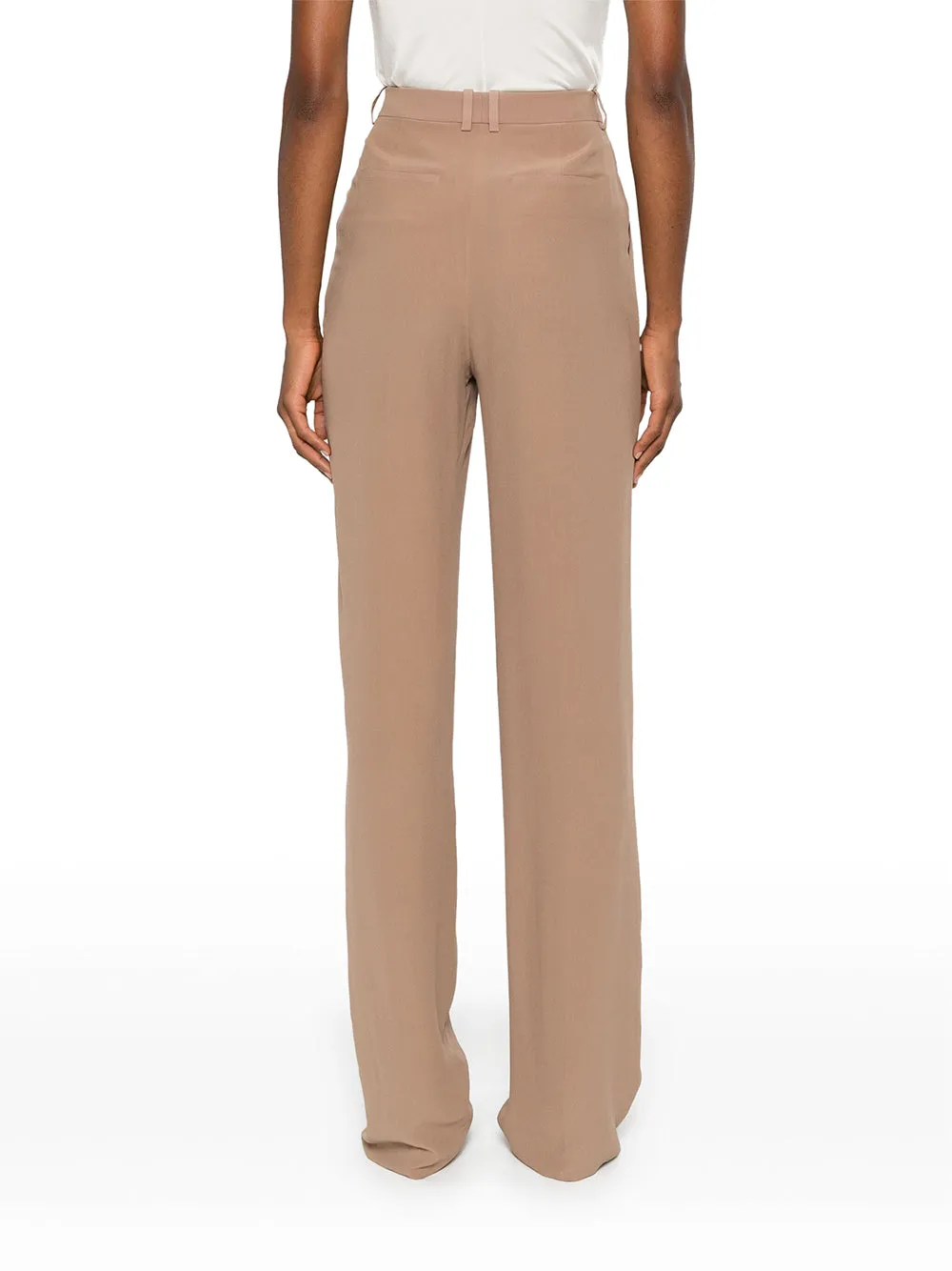 Silk Crepe Trousers