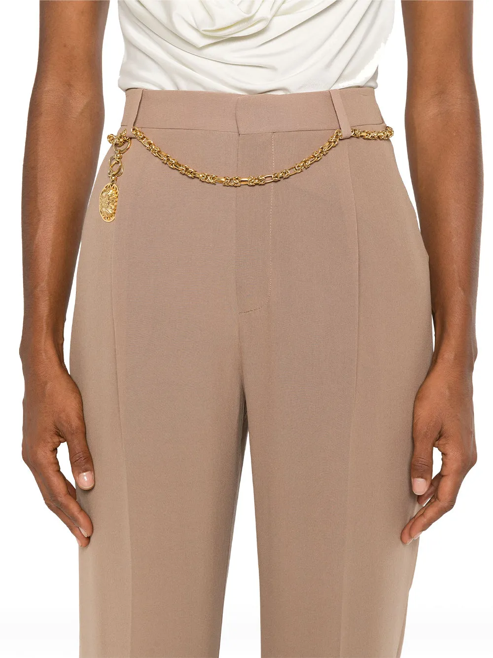 Silk Crepe Trousers