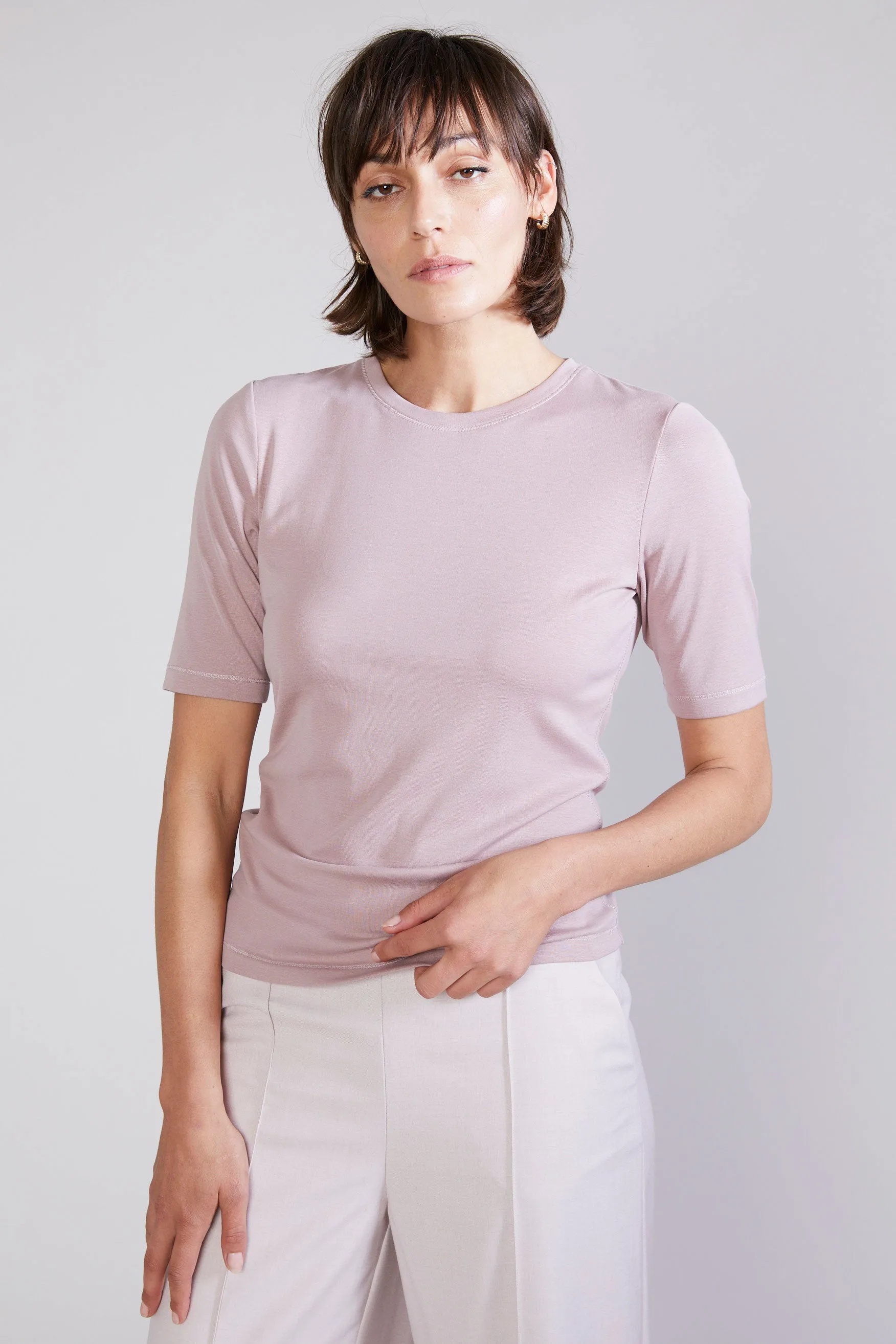 Slim Fit T-Shirt - Misty Rose