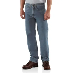 Straight/Traditional-Fit Straight-Leg Jean