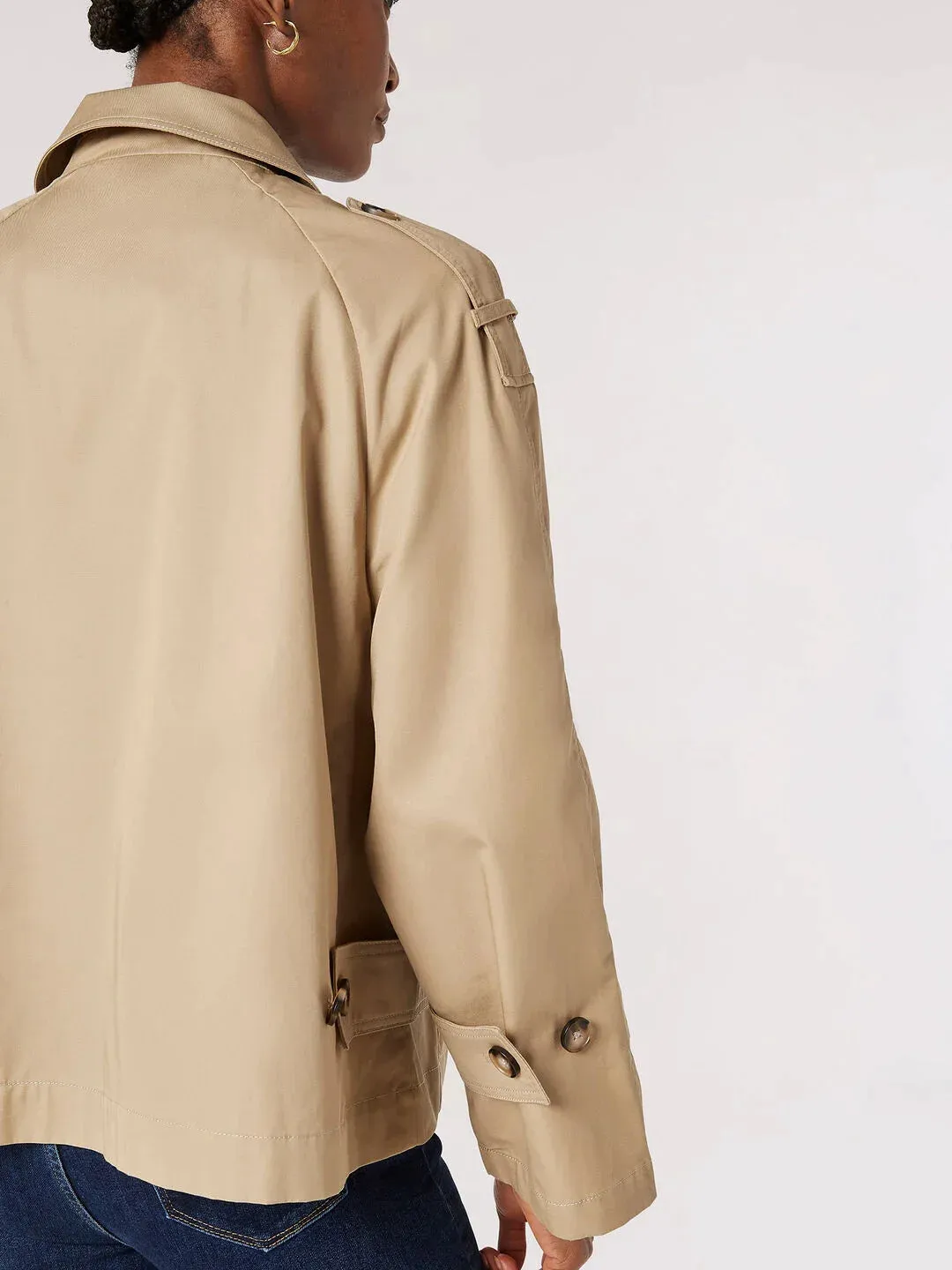 The Short Cotton Trench Coat