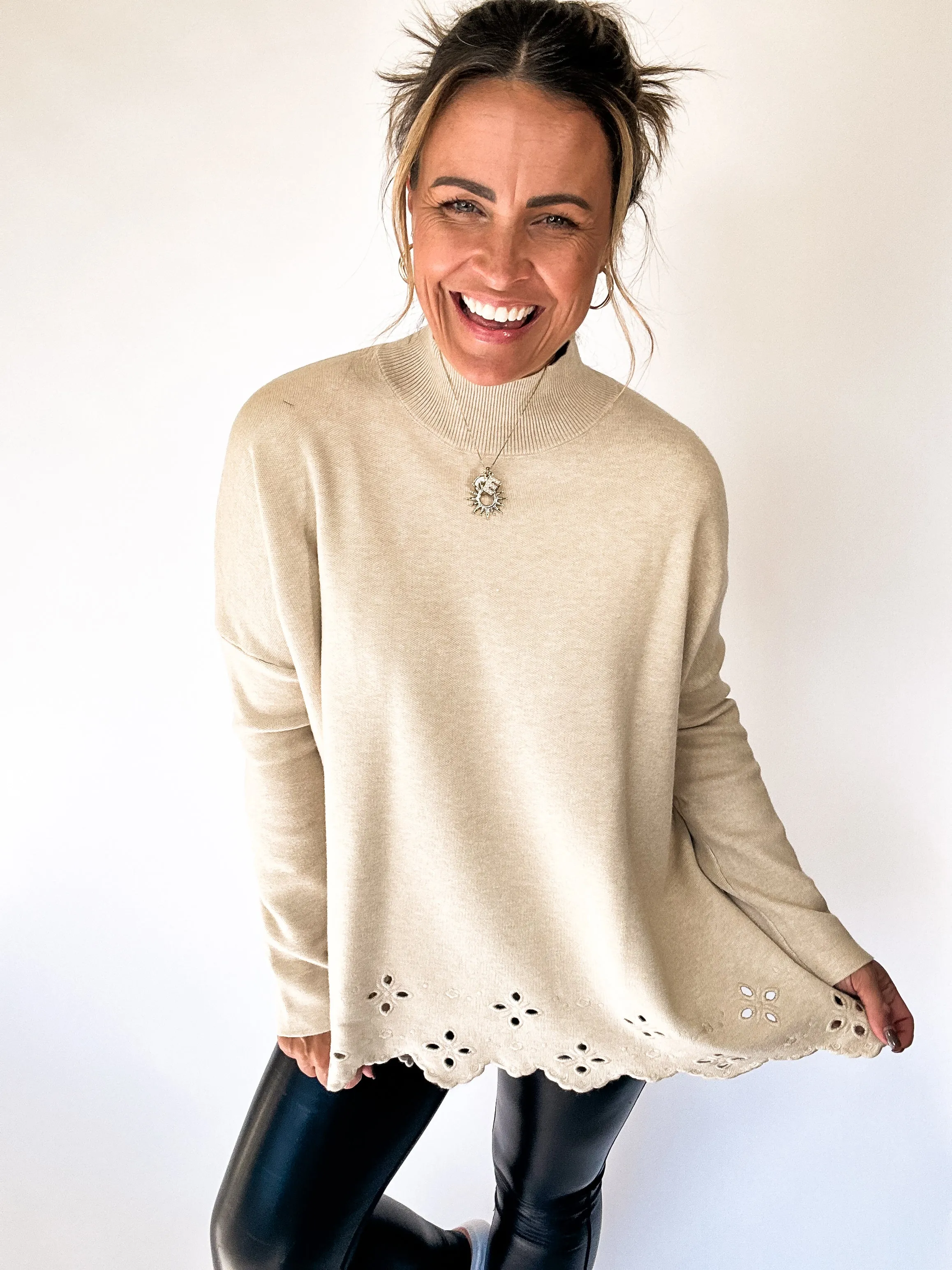 The Timeless Scalloped Sweater