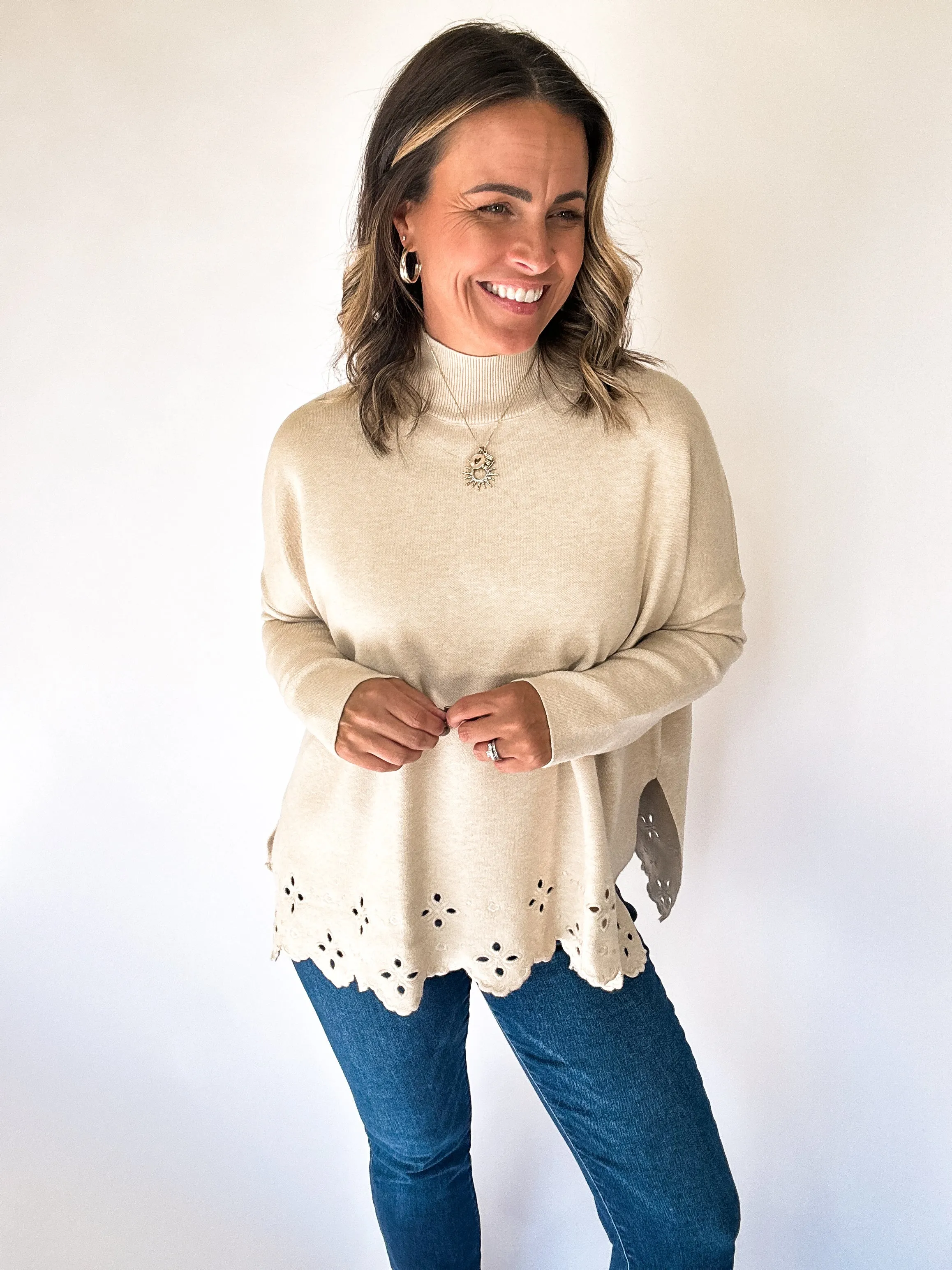 The Timeless Scalloped Sweater