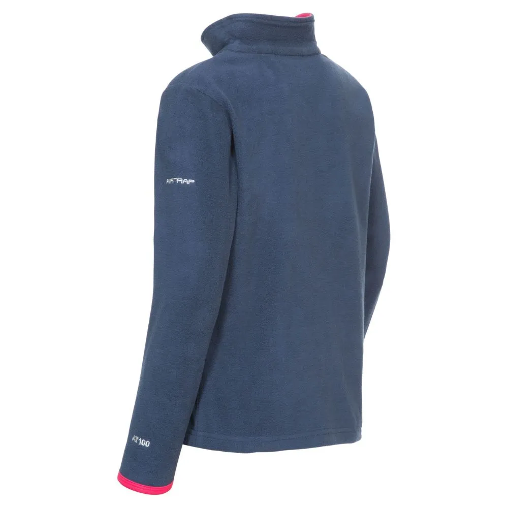 Trespass Sybil Girls Microfleece At 100 Navy