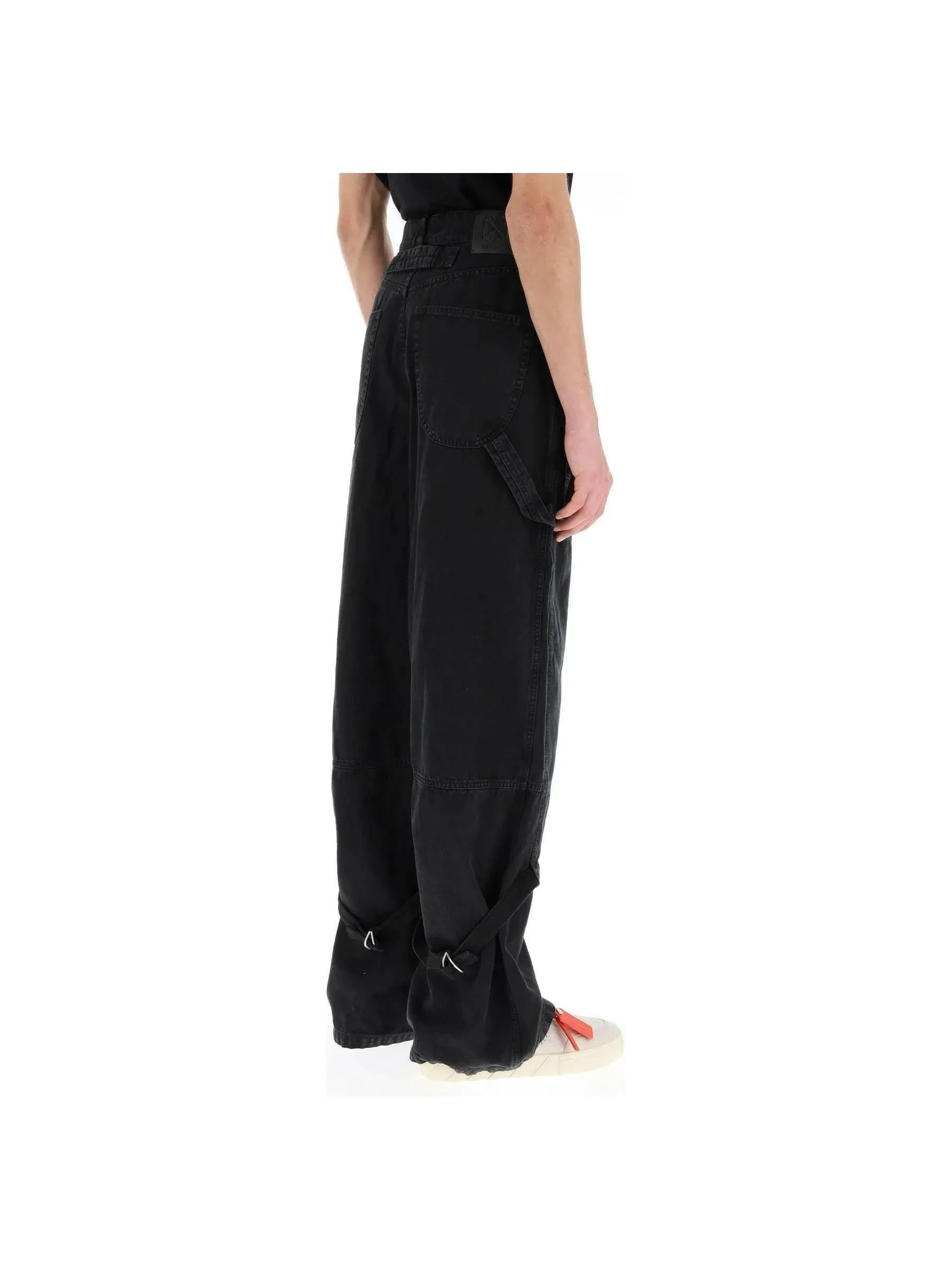 Wide-Leg Cargo Pants