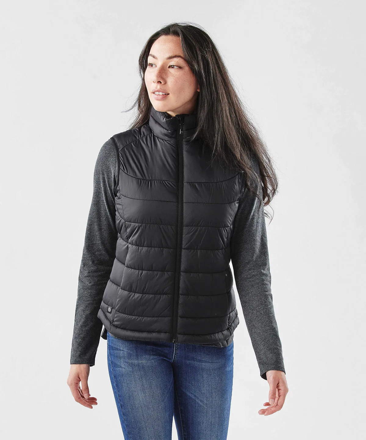 Womens Stavanger thermal vest | Black